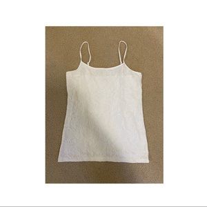 Loft White Tank Top